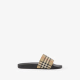Burberry London England Check Slides Size: 7-7.5M/9-9.5W