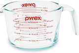Pyrex 4-Cup Glass Measuring Cup For Baking and Cooking