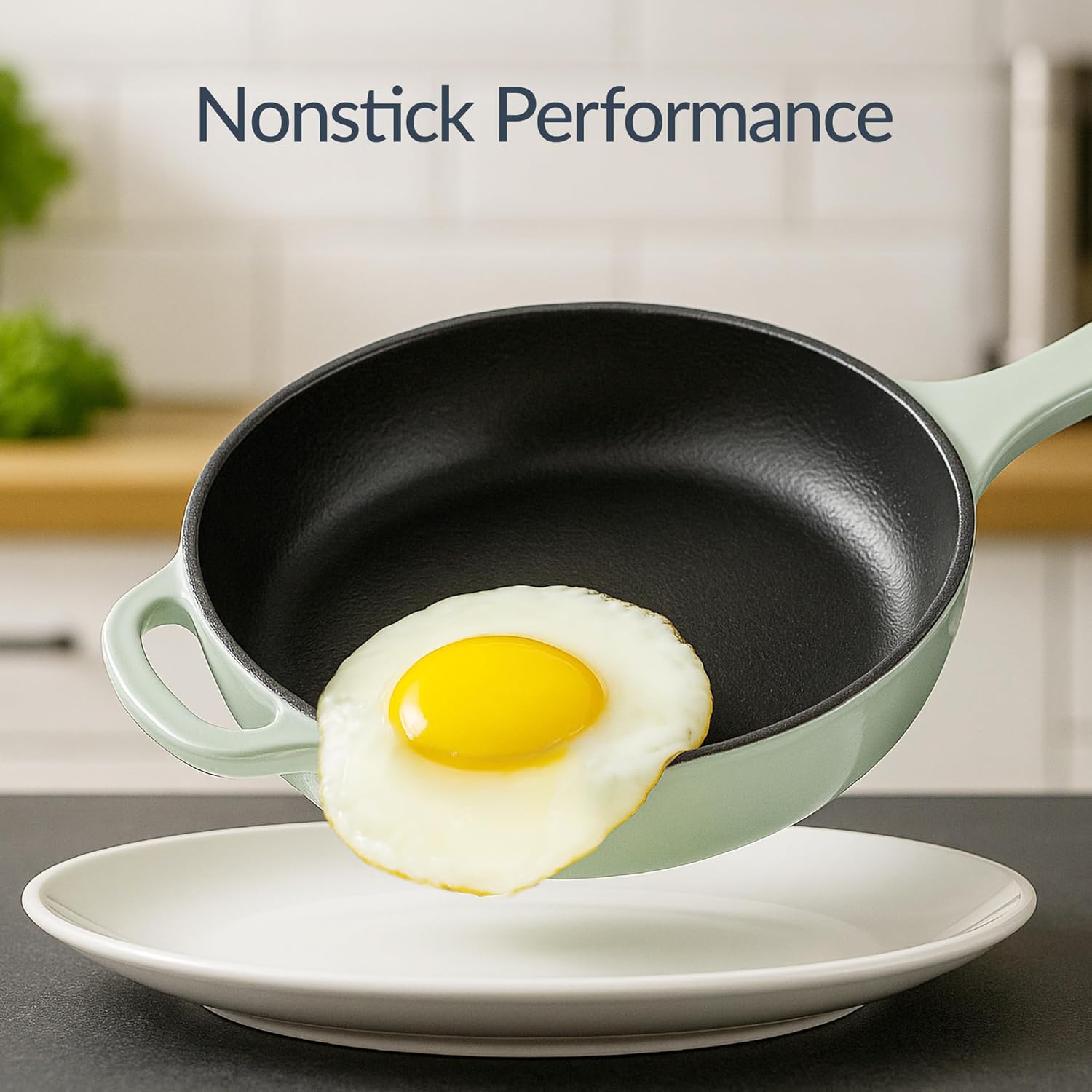 Non-Stick Pot & Pan Cookware Set, Cast Iron Skillet, Pan, Press, Dutch Oven