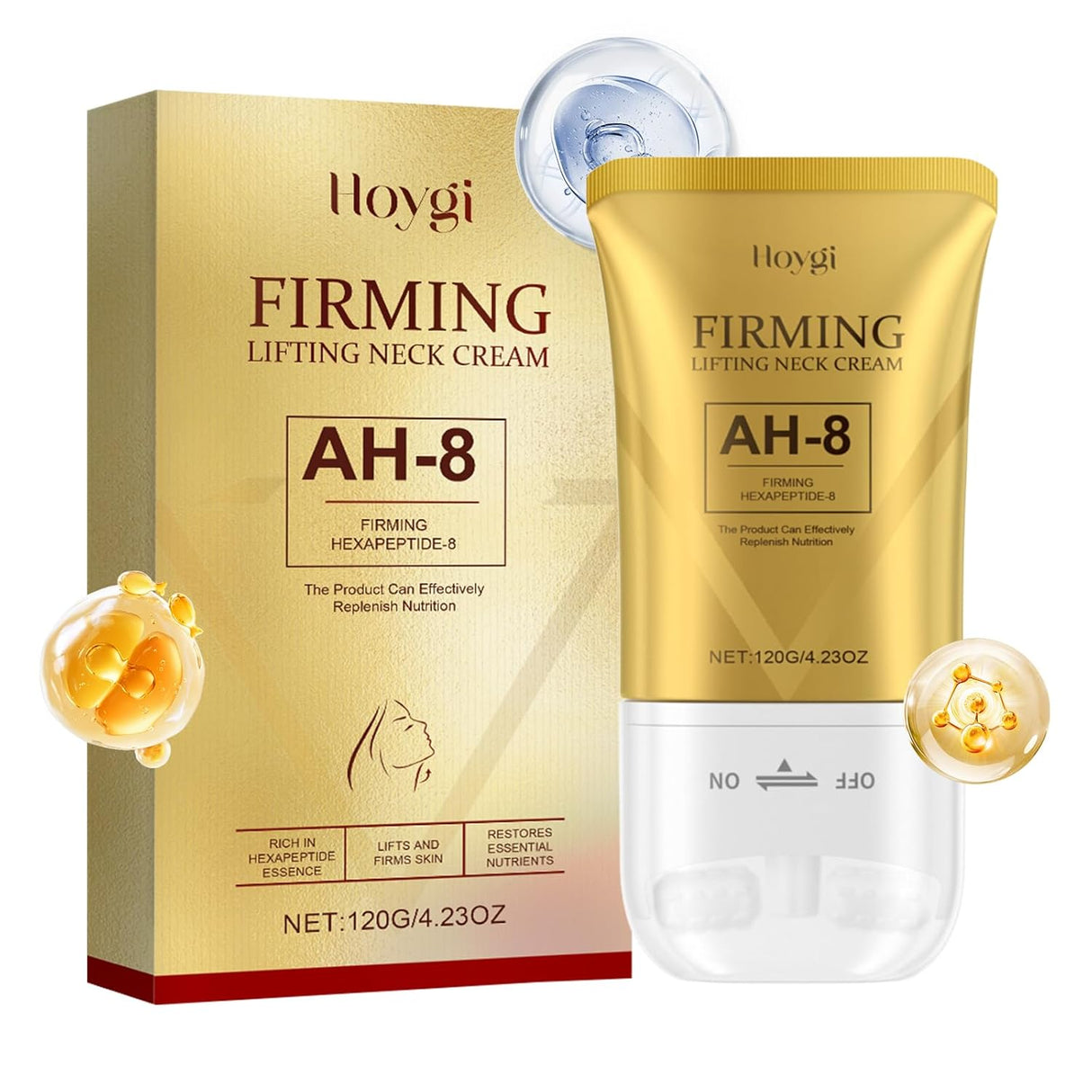 Hoygi AH-8 Firming Lifting Neck Cream - 4.23 oz.