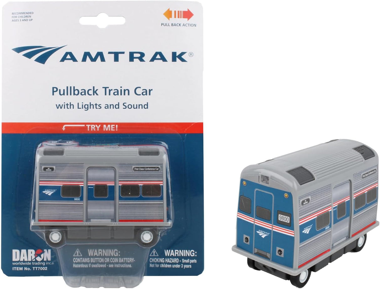 Daron Amtrak Pullback Train Car