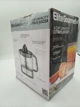 Elite Gourmet 3-Cup Electric Citrus Juicer