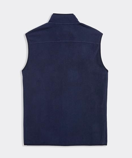 Vineyard Vines Men's Harbor Fleece Vest - Nautical Navy - Size XL