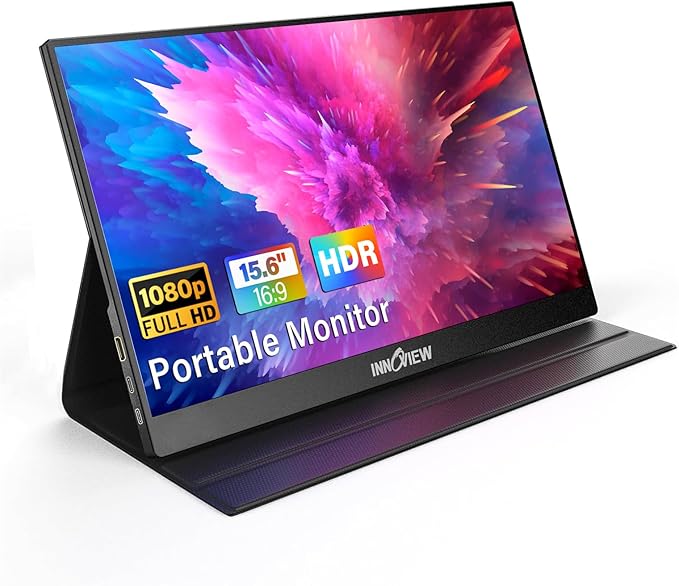 InnoView Portable Monitor, 15.6 Inch FHD 1080P
