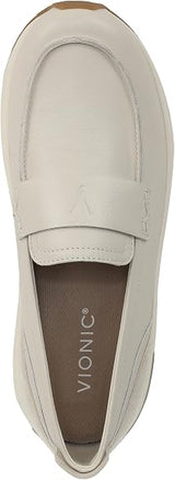 Vionic Women's Walk Roam Loafer Walking Shoes - Cream - Size 5M