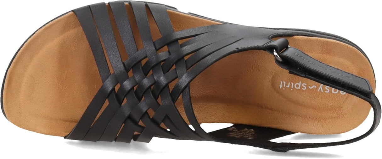 Easy Spirit Mar Women's Sandal - Black - Size 9M