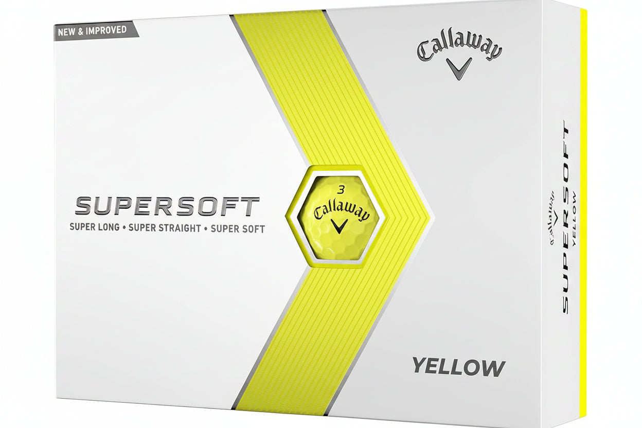 CALLAWAY Supersoft Golf Balls - Yellow - 12