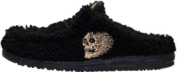 HEYDUDE Men's Liquid Death Wally Slip On Slipper | Faux Shearling (Size: 12)