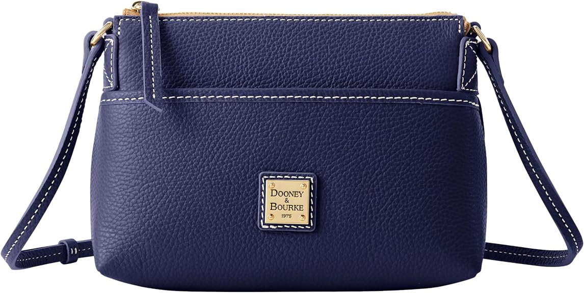 Dooney & Bourke Lucca Leather Ginger Crossbody Handbag - Marine