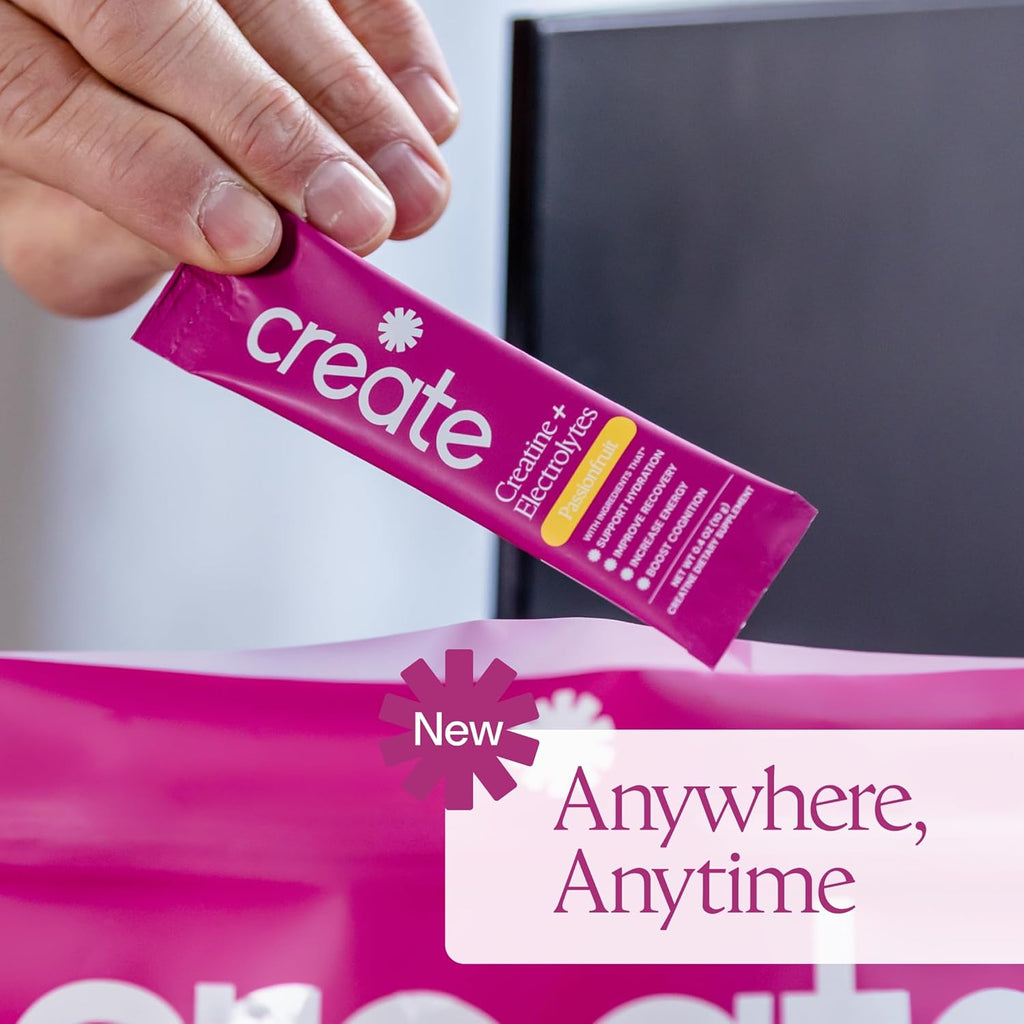 CREATE Creatine and Electrolytes - Passionfruit - 30 Sticks