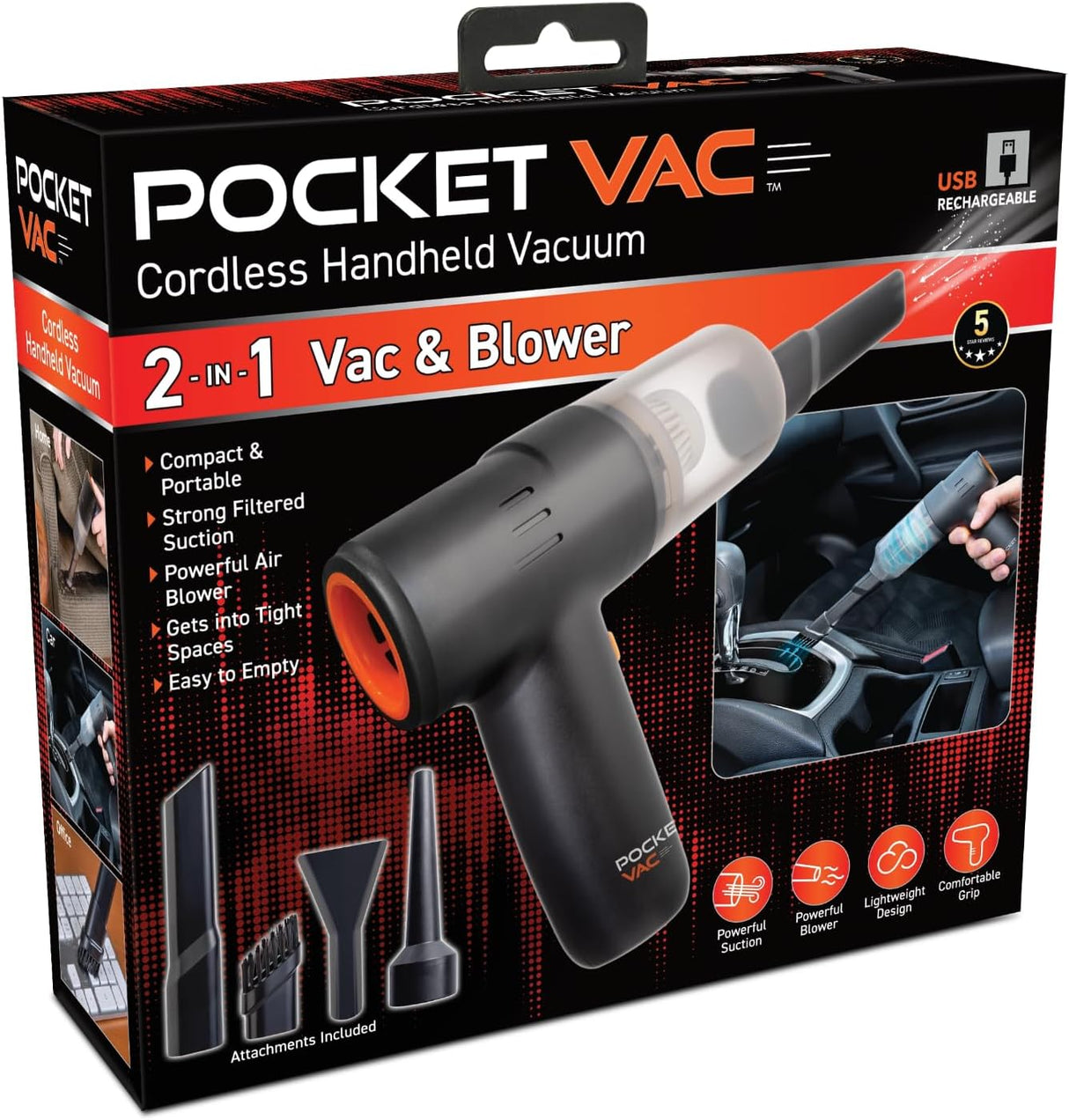 Handheld Vacuum Compact Wireless Vacuum Cleaner