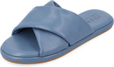 Journee Collection Addilynn Slip-On Sandal - Blue - Size 8.5