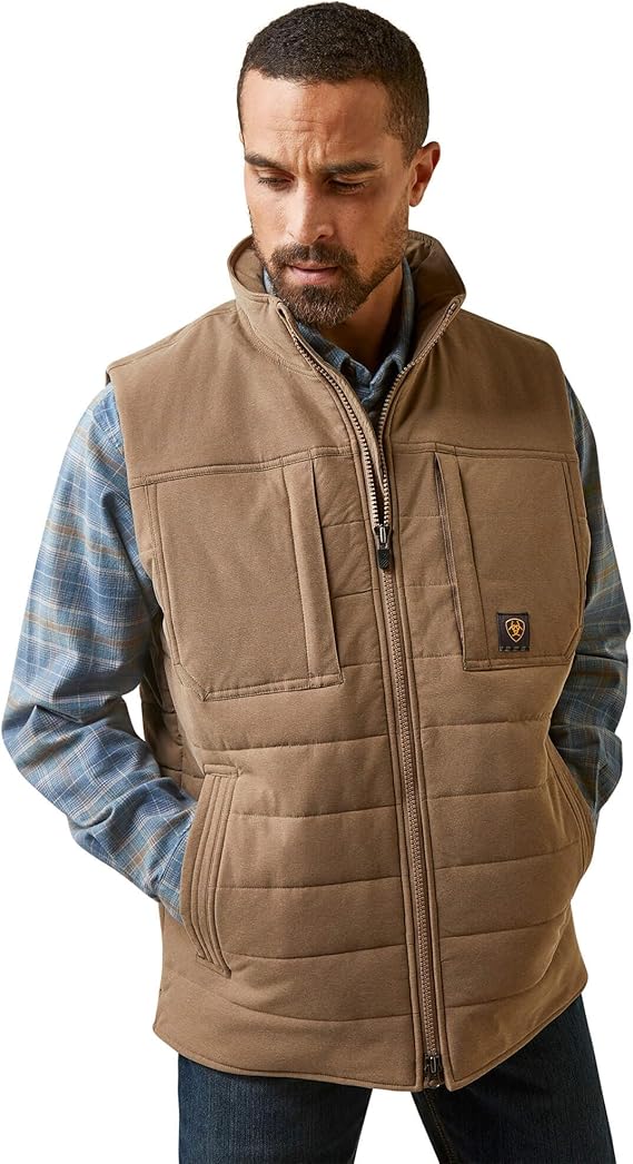 Ariat Men's Rebar Valiant Ripstop Insulated Vest XXL