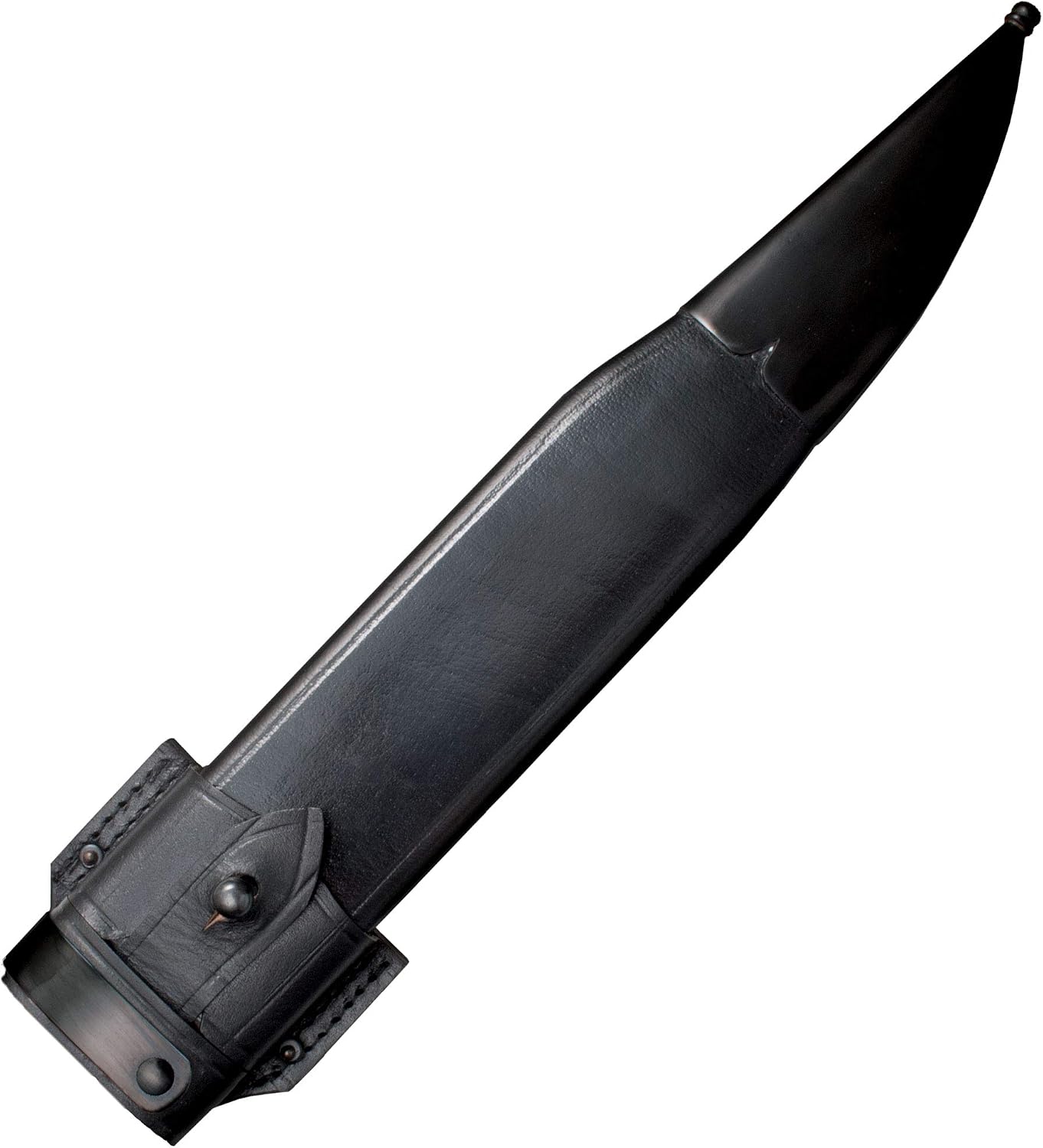 Cold Steel 1917 Frontier Bowie Fixed Blade Knife 12.25" Clip Point 1085 Black Blade Hardwood Handle