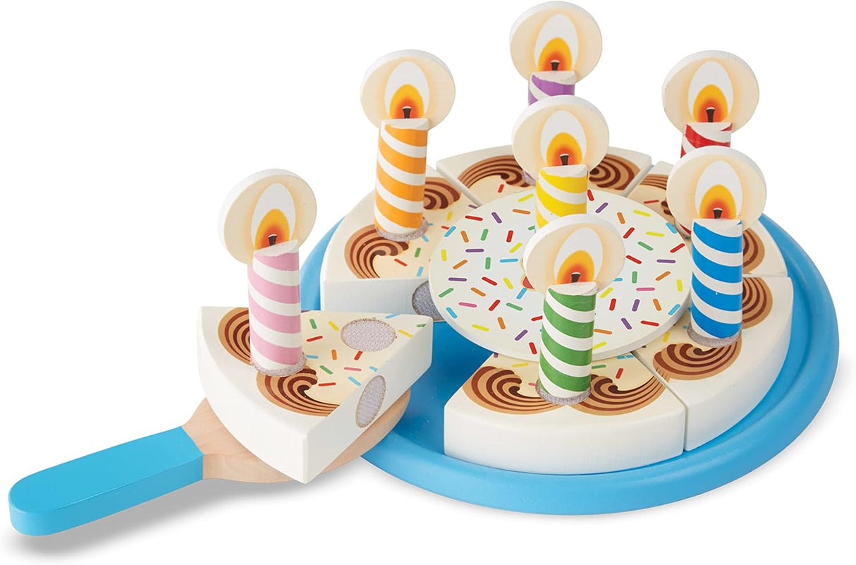 Melissa & Doug Wooden Birthday Cake (NEW)