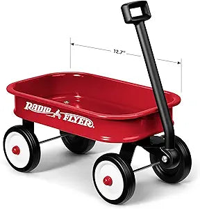 Radio Flyer Kids 12.5 Inch Little Red Toy Wagon, Small Toy Decor Wagon(New Open Box)