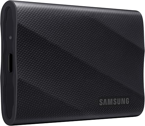 SAMSUNG T9 Portable SSD 2TB, USB 3.2 Gen 2x2 External Solid State Drive, Seq. Read Speeds Up to 2,000MB/s for Gaming, Students and Professionals, MU-PG2T0B/AM, Black