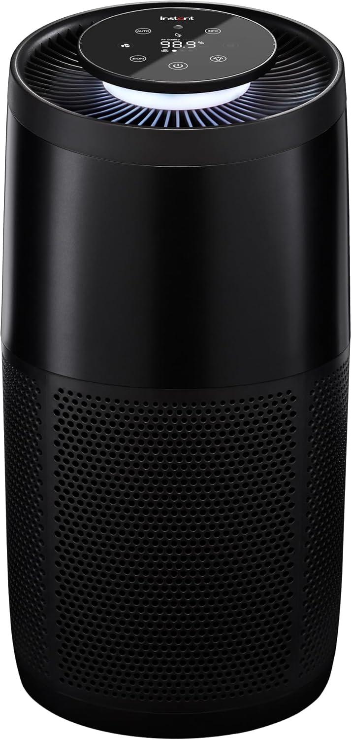 Instant HEPA Quiet Air Purifier , with Plasma Ion Technology Living Room AP300 (Color - Charcoal)
