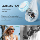 DGLK The Portable Neck Fan From Popular Earphone Design, The Leafless Neck Fan Perfect For Personal Fan (NEW,OPEN BOX)