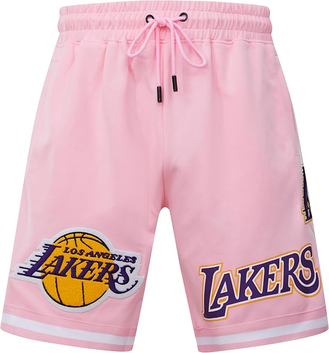Mens NBA Classic Chenille Cotton Double Knit Athletic Short Size 3XL