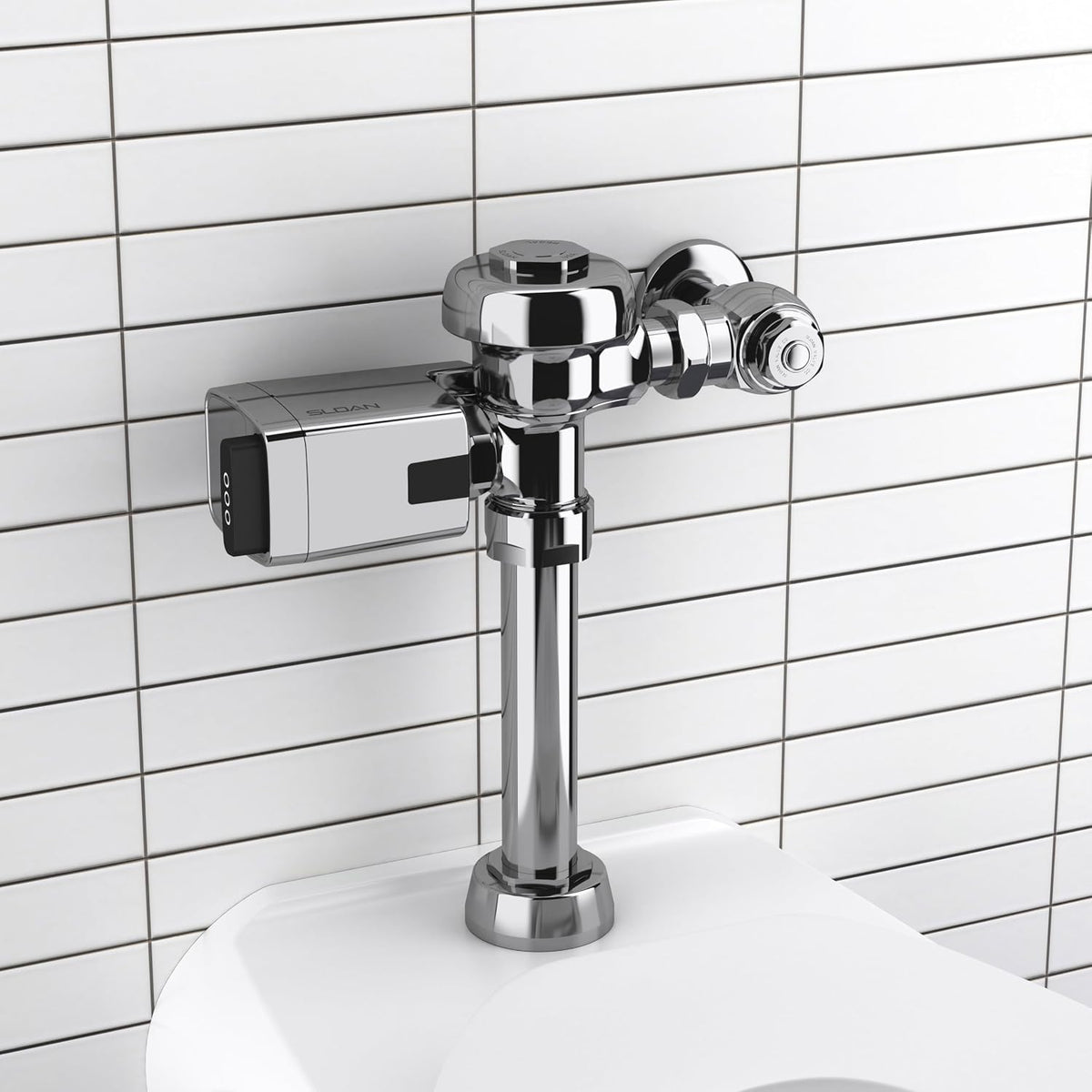 Sloan EBV-500-A Side Mount Sensor Retrofit Flushometer - Polished Chrome