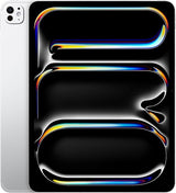 Apple iPad Pro 13-Inch (M4): Built for Apple Intelligence, Ultra Retina XDR Display, 256GB, 12MP Front/Back Camera, LiDAR Scanner, Wi-Fi 6E + 5G Cellular, Face ID, All-Day Battery Life — Silver