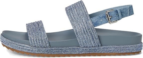 Kenneth Cole New York Women's Debra Sandal - Denim Crystal - Size 6.5