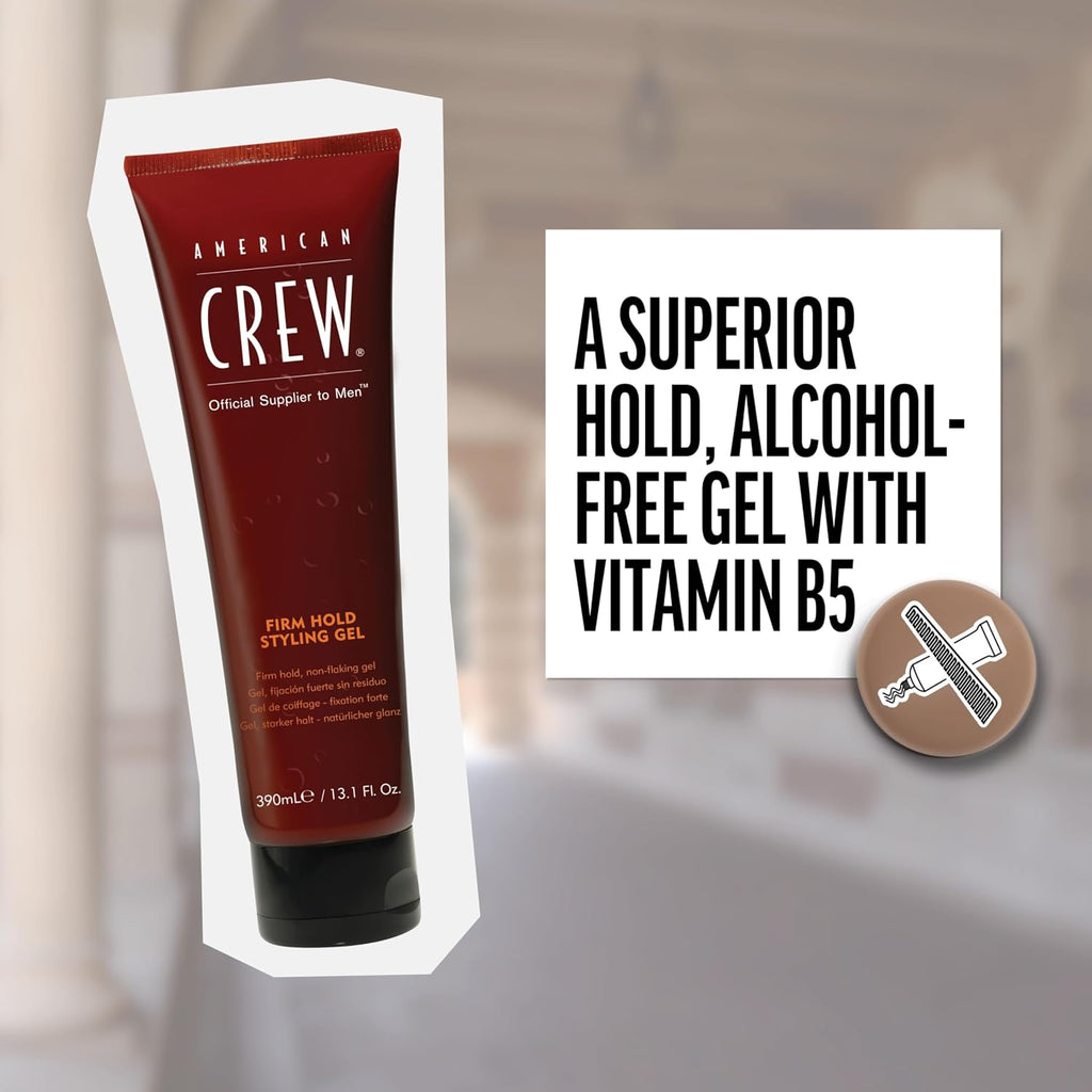 American Crew Men's Styling Gel, Firm Hold & High Shine - 33.8 Fl oz