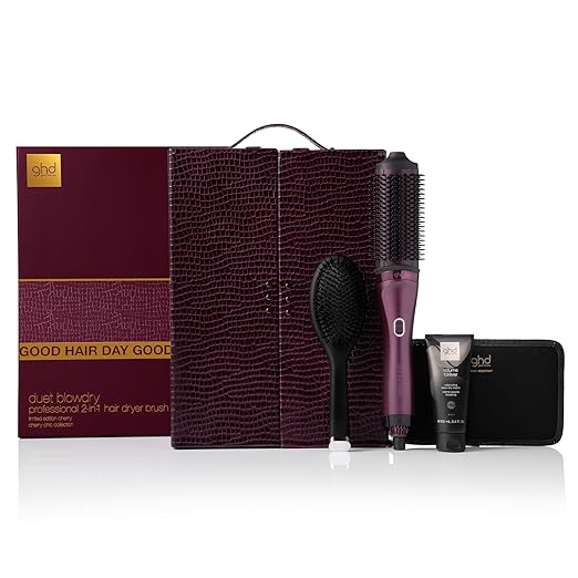 ghd Duet Blowdry-Hair Dryer Brush | Wet to Blow Dried with No Heat Damage | 3X More Volume with 24 Hour Long-Lasting Results | Blow Dry with No Fizz | 50% More Shine