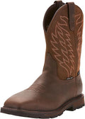 ARIAT Men's Groundbreaker Wide Square Toe Waterproof Steel Toe Work Boot Size 11.5