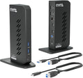 Plugable USB 3.0 and USB-C Universal Laptop Docking Station with 2 HDMI Ports
