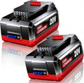 20V 6Ah Lithium-Ion Replacement Battery Pack for Bauer 20V Cordless Power Tools - 2 Pack