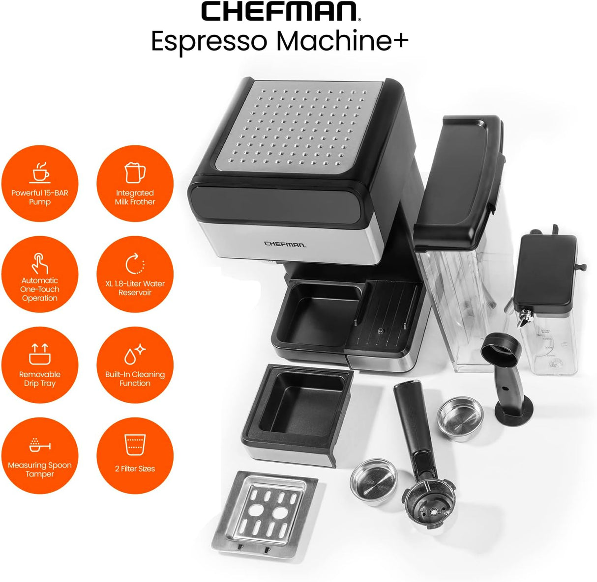 Chefman Barista Pro 6-in-1 Espresso Machine