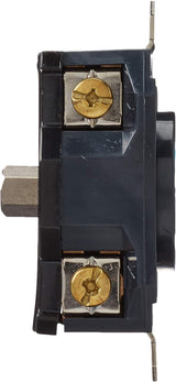 Leviton 30 Amp, 120/208 Volt- 3PY, Flush Mounting Locking Receptacle - Black - 2810