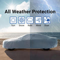 iCarCover - Plus Series SUV & Minivan Cover - 201–210 in. - Sky Grey - S3