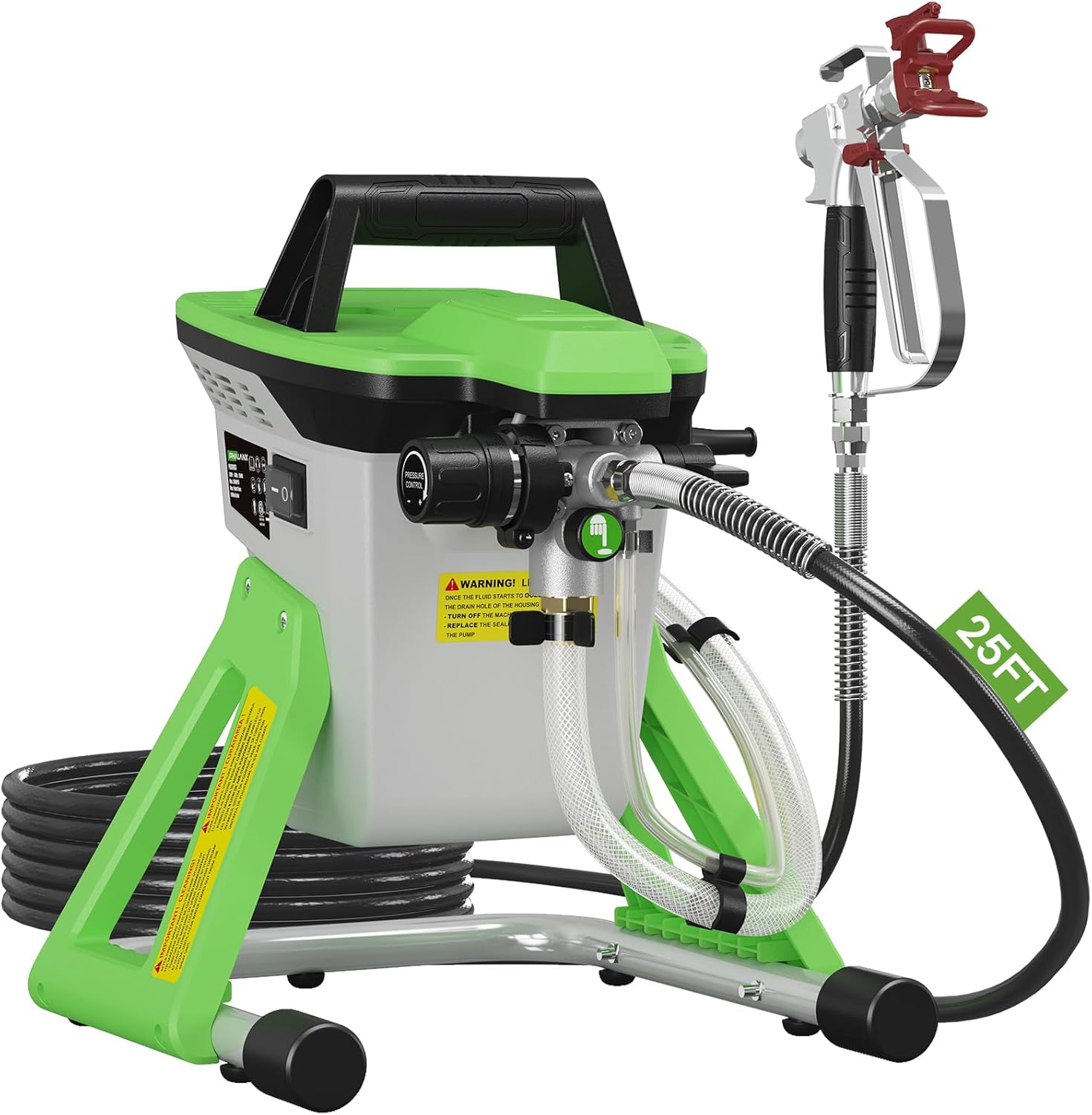 PHALANX 3000PSI Airless Paint Sprayer – Electric Paint Spray Gun for House Painting, Fences & Cabinets | High-Power Spray Gun Handles Latex, Oil, Stain