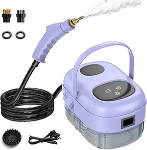 Steam Cleaner with Smart Touch Screen, High Pressure Steamer for Cleaning,Handheld Steam Cleaner for Home,Hardwood Floor Steam Cleaner for Furniture,Car, Shower,Kitchen, Bathroom, Grout and Tile(New, Open box)