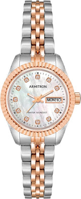 Armitron Women's Genuine Crystal Accented Bracelet Watch, 75-2475 (OPEN BOX)