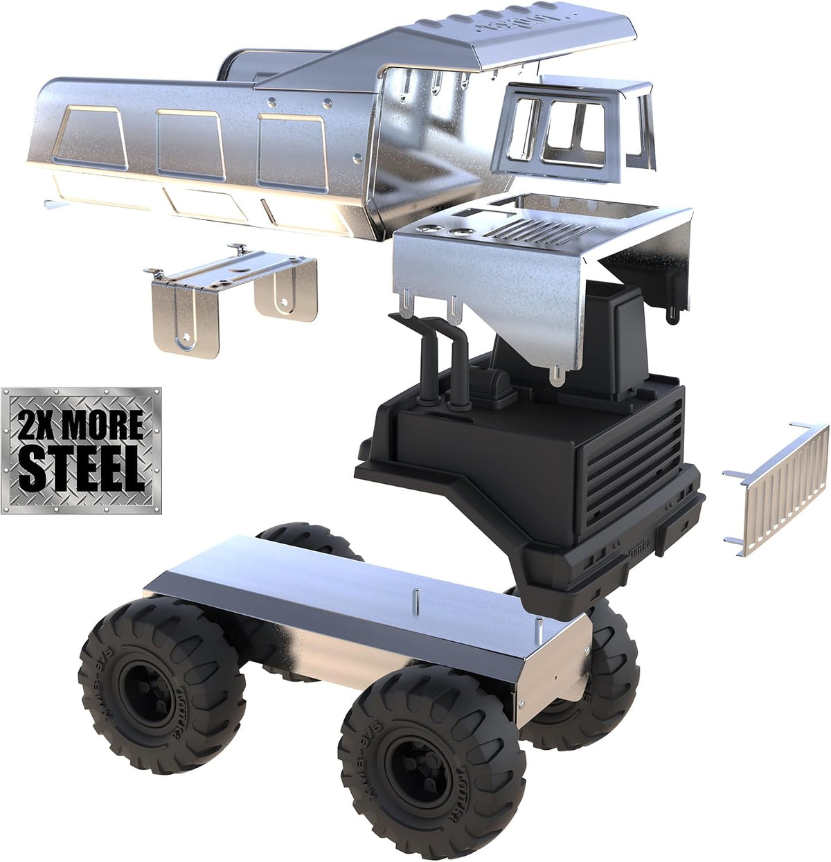 Tonka Retro Collector's Edition - Made with 2X More Steel, Kids Construction Toy, Metal Truck, Toy Truck for Boys and Girls, Kids, Toddlers, Ages 3+, Mighty Dump Truck