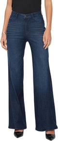 DUER Women's Performance Denim Luxe High Rise Wide Leg Jean  28W x 32L