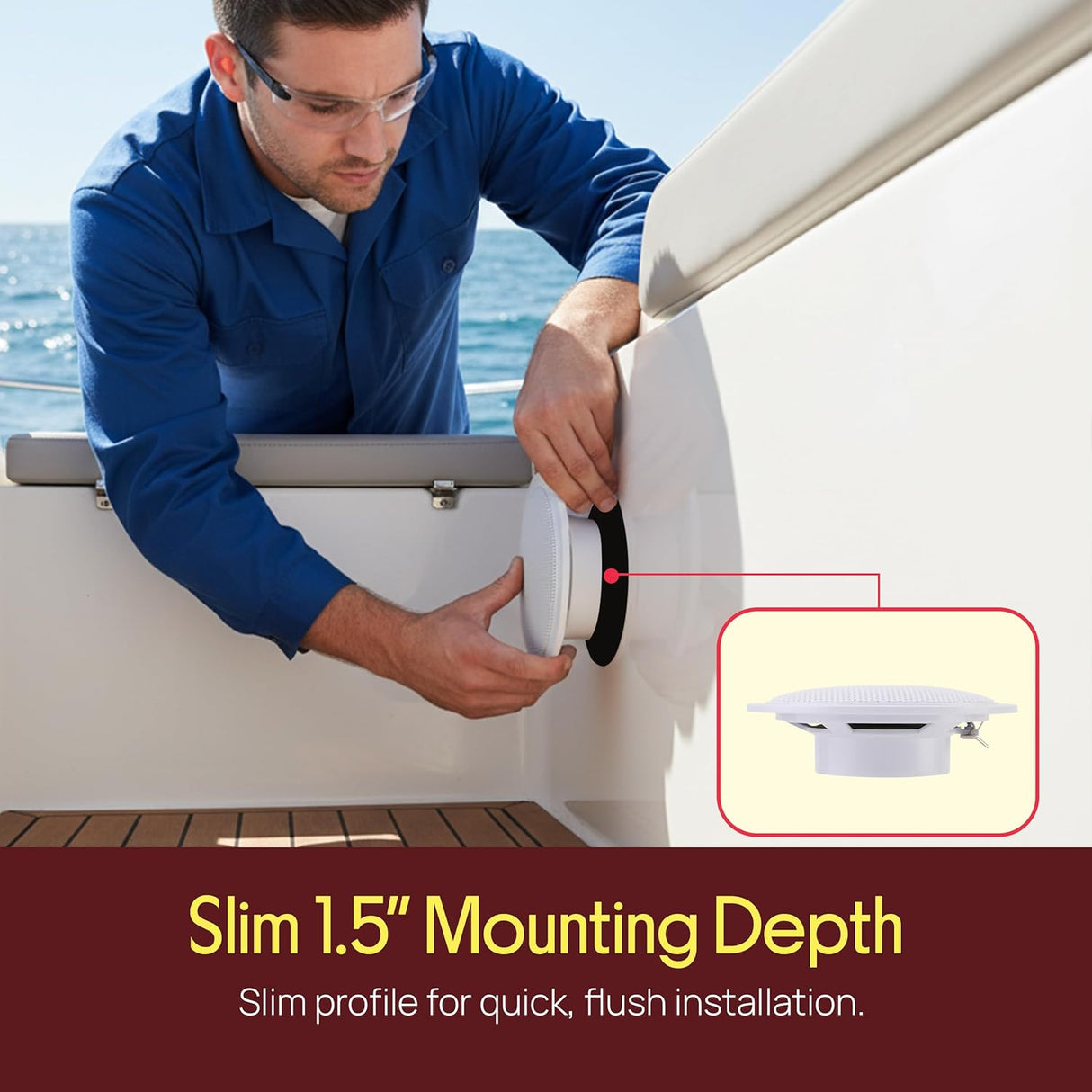 Pyramid MDC6 5.25" Dual Cone Marine Speakers