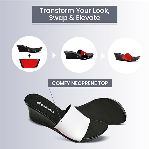 Onesole Shark Tank Special Shoe Set - Black/Red/White - Size: 9