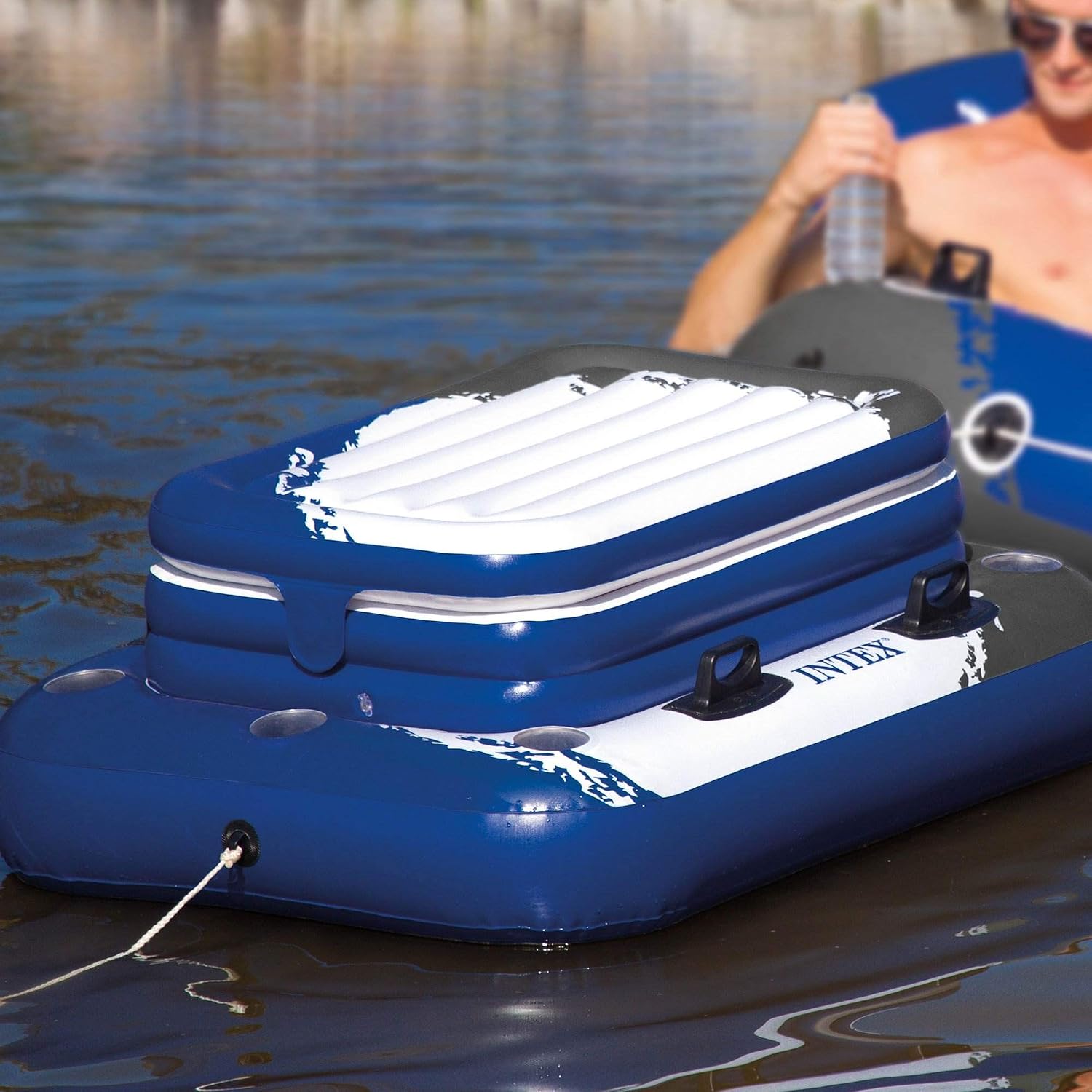 INTEX Mega Chill 2 Cooler - Floating Inflatable Cooler - Model 58821EP