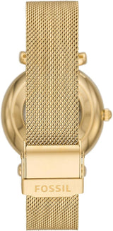 Carlie Automatic Gold-Tone Stainless Steel Mesh Watch (OPEN BOX)