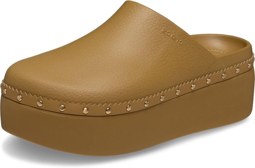 CROCS Women's Dylan Platform Clog in Umber - 9