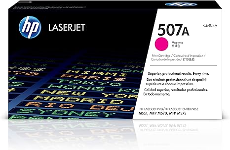 HP CE403A Toner Cartridge (Magenta) in Retail Packaging