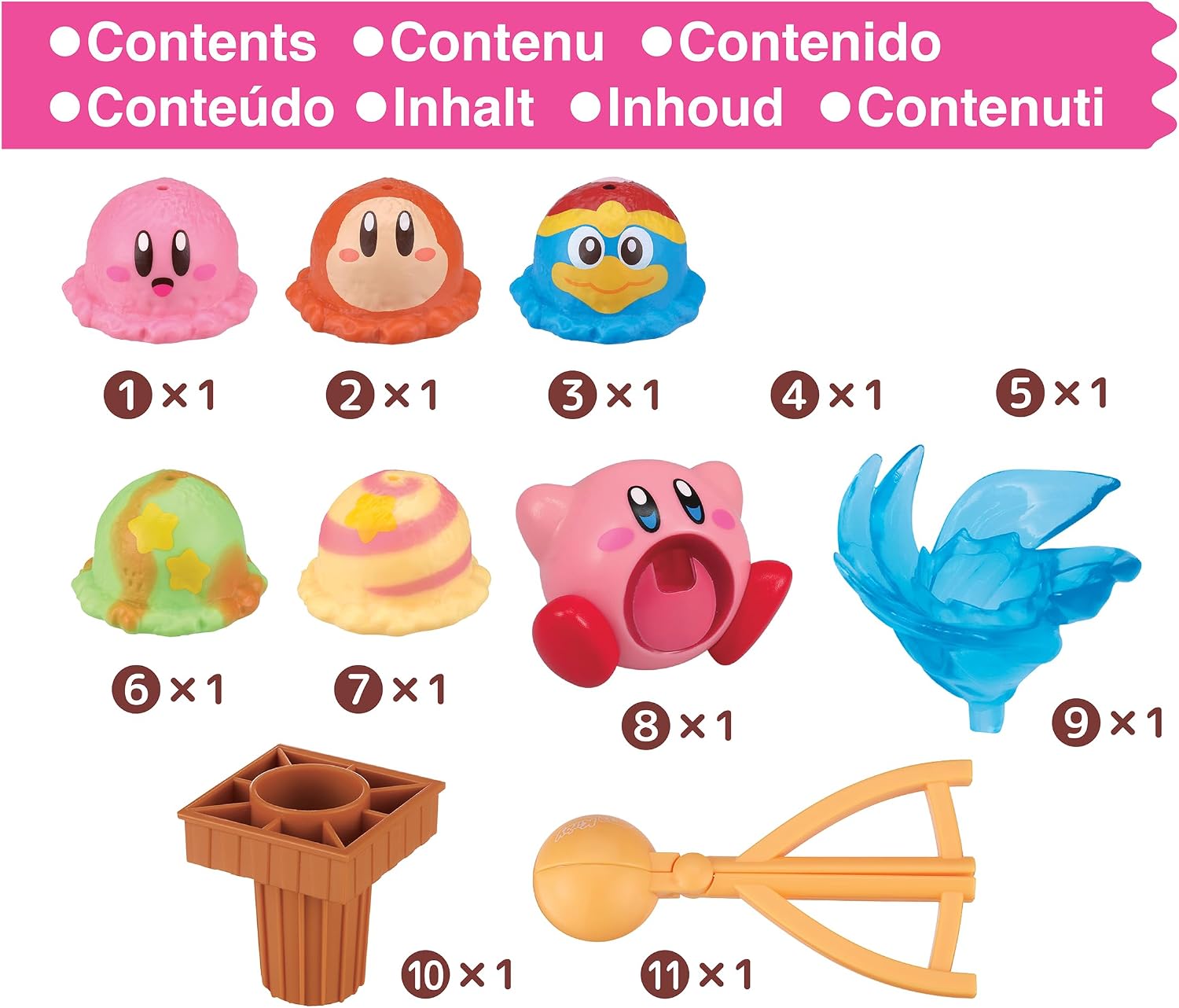 Kirby Ice Cream Tower - Party Game - EPOCH Games