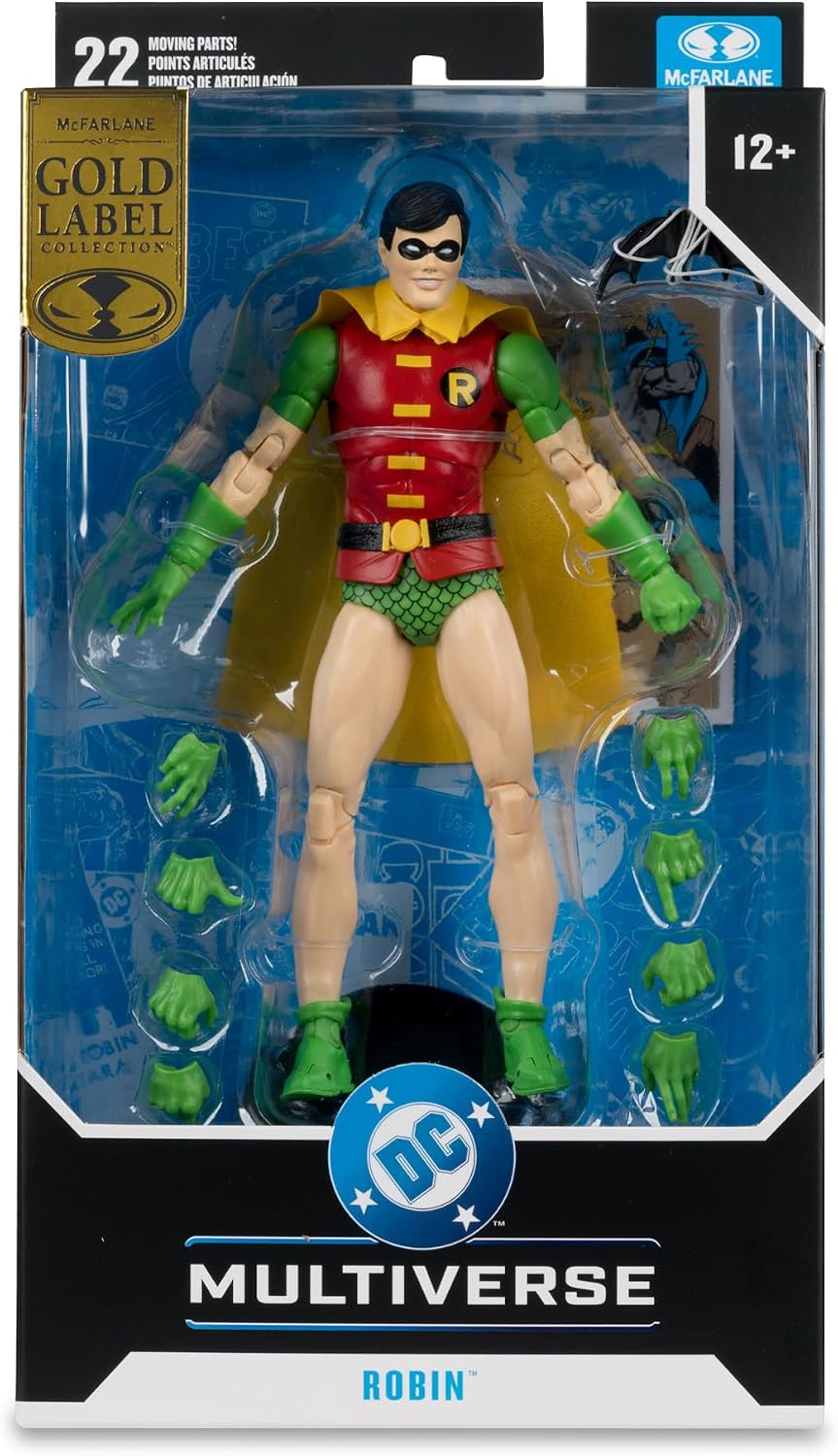 DC Multiverse Silver Age 7 Inch Action Figure Exclusive - Robin Gold Label