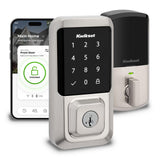 Kwikset Halo Wi-Fi Smart Lock, Keyless Entry Door Deadbolt, Geofence Auto-Unlock, Grade AAA Certified
