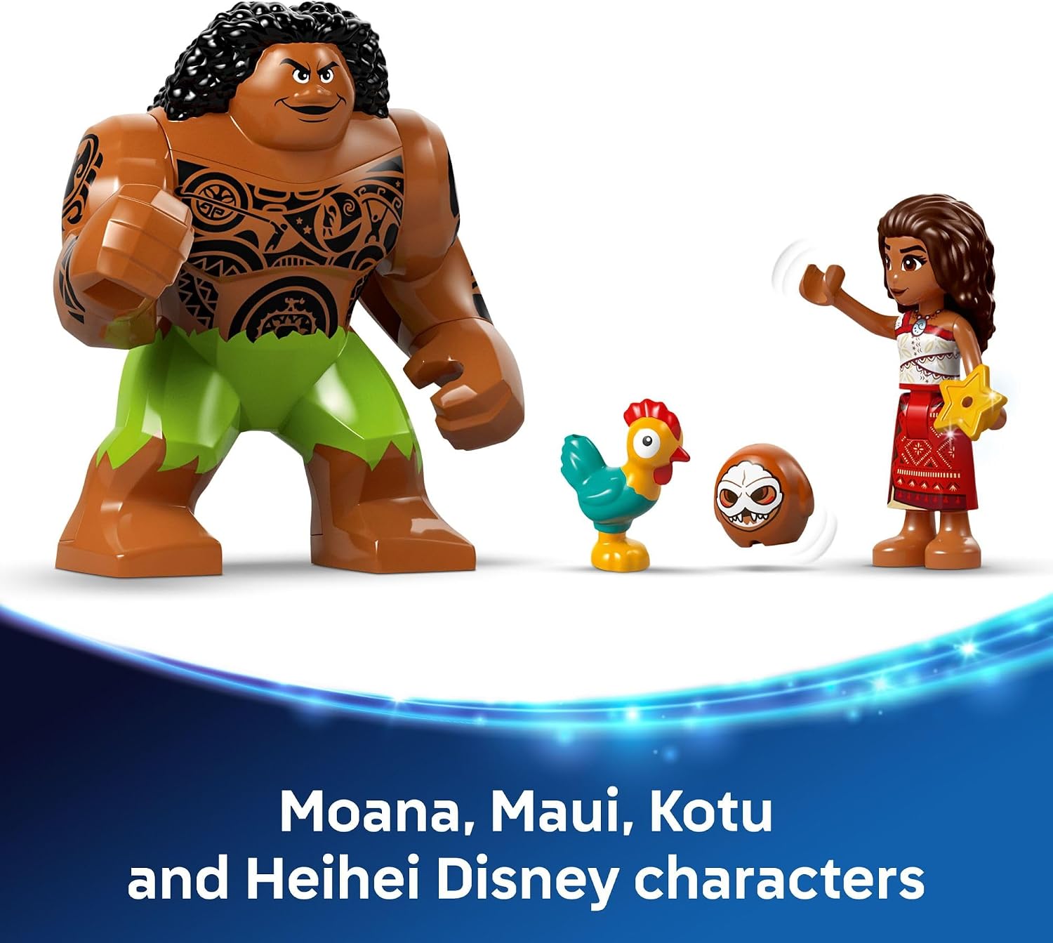 LEGO Disney Moana 2 Kakamora Barge Kids Play Building Set (43258)
